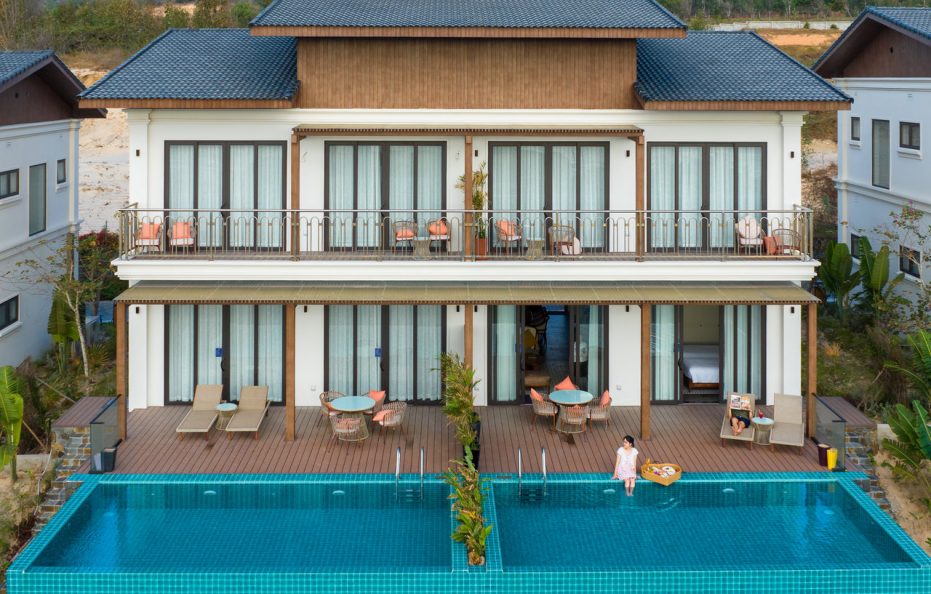 Villa Sandune 4 phòng ngủ hồ bơi riêng – 7 Khách
